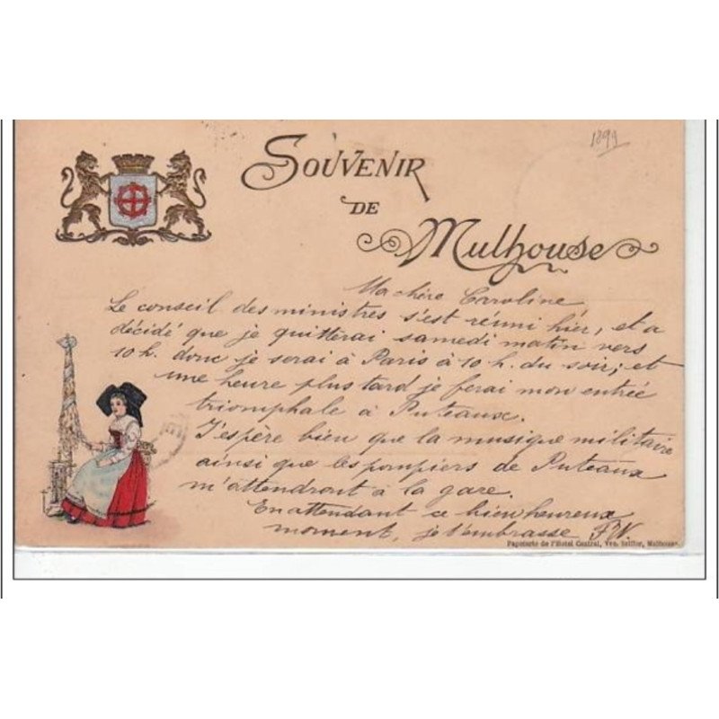 MULHOUSE - Souvenir de Mulhouse - très bon état
