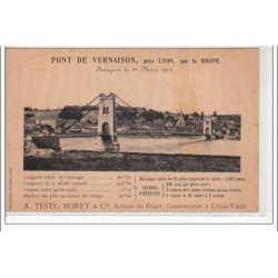 Pont de VERNAISON près LYON sur le RHONE - très bon état