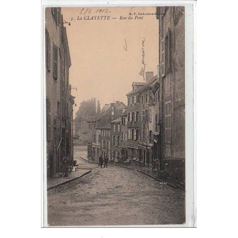 LA CLAYETTE : rue du Pont - très bon état