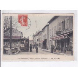 MEYZIEUX: rue de la république - état