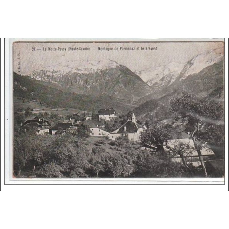 LA-MOTTE-PASSY : montagne de Pormenaz et le Brévent - très bon état