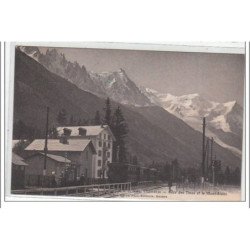 CHAMONIX : gare des Tines et le Mont Blanc - très bon état