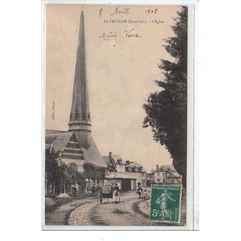 LA FEUILLIE : l'église - très bon état