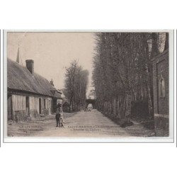 LE LITTORAL : SAINT MARTIN AU BUNEAUX : l'avenue du château - très bon état
