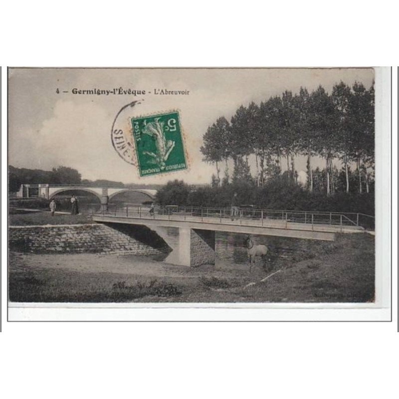 GERMIGNY L'EVEQUE - l'abreuvoir - très bon état