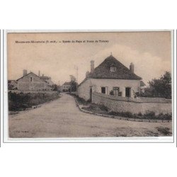 MONS EN MONTOIS : entrée du pays et route de Thénisy - très bon état