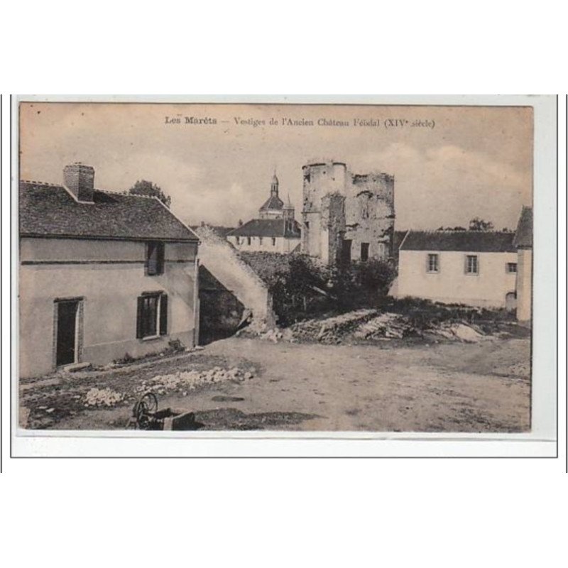 LES MARETS : vestiges de l'ancien château féodal (XIV° siècle) - très bon état