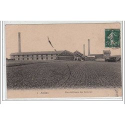 SALINS : vue intérieure des Tuileries - état (trace d'encre au recto)