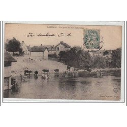 SAINT MESMIN : vue prise du pont de la Seine - très bon état