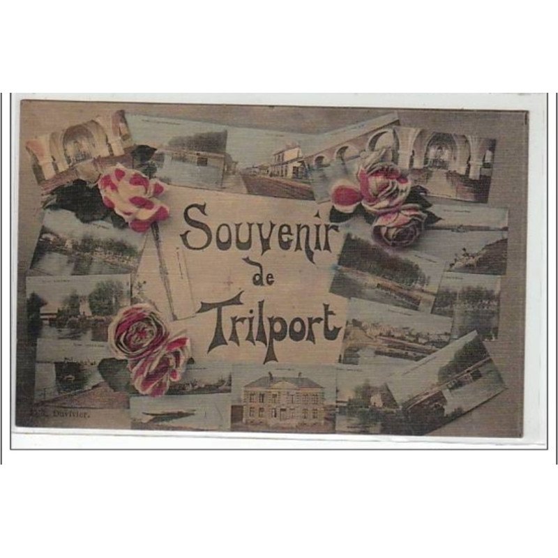 TRILPORT - CARTE TOILEE - très bon état