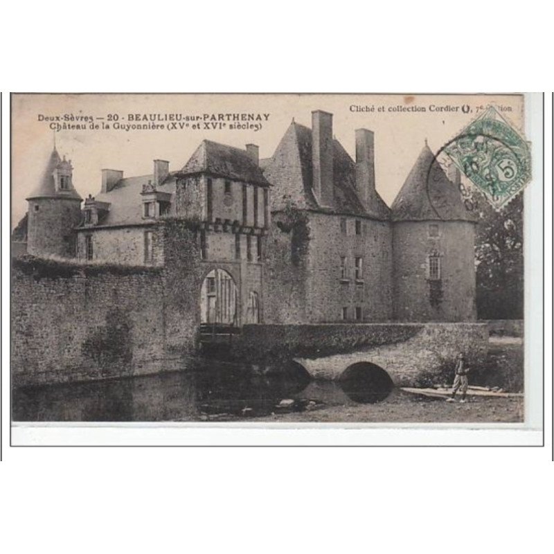 BEAULIEU SUR PARTHENAY - Château de la Guyonnière - très bon état