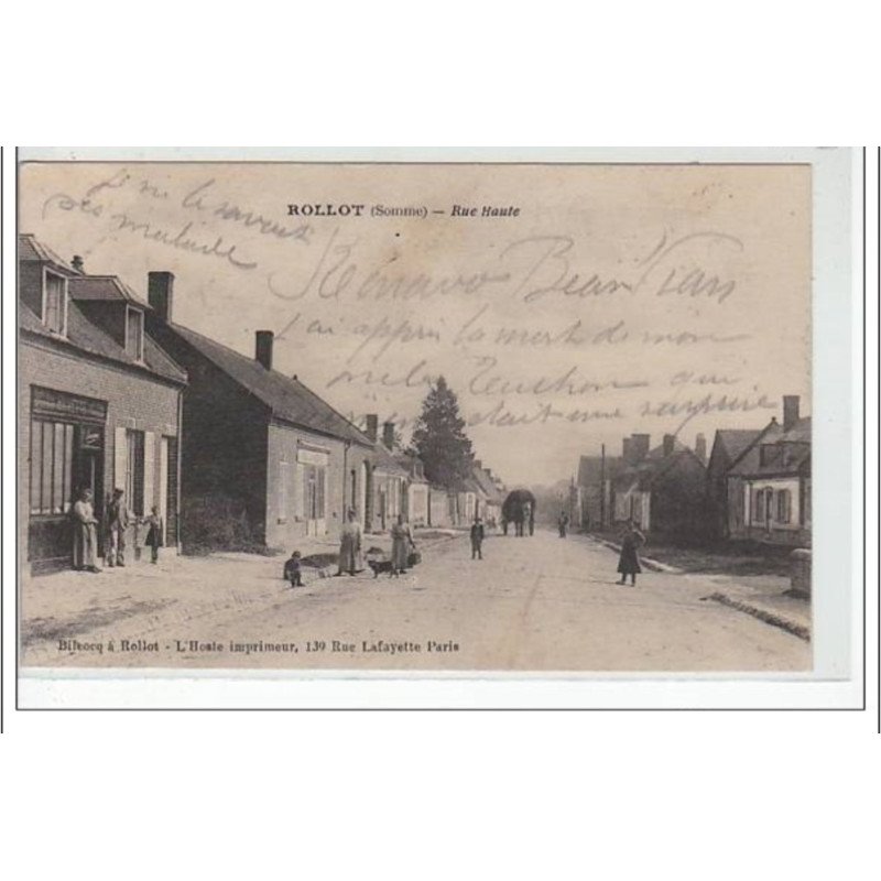 ROLLOT - Rue Haute - très bon état