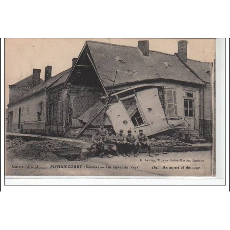 MEHARICOURT - Un aspect du pays - guerre 1914-1915 - très bon état