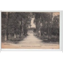 LOEUILLY  - La gare et l'avenue  - très bon état