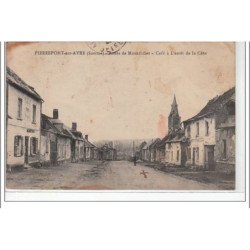 PIERREPONT SUR AVRE - Route de Montdidier, café à l'arrêt de la côte  - très bon état