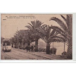 COTE D'AZUR : TOULON MOURILLON : boulevard du Littoral - vue prise sur le Cap Brun - très bon état