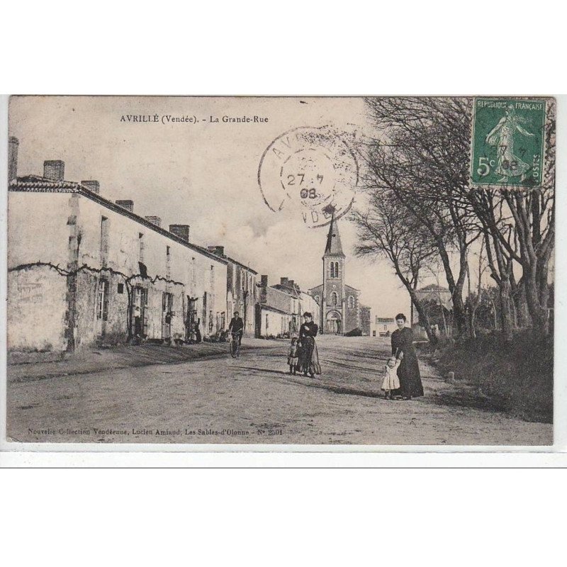 AVRILLE : la grande rue - très bon état AVRILLE : la grande rue - très bon état