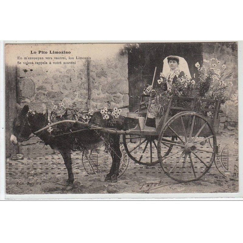 SCENES ET TYPES : LO PITO LIMOZINO - très bon état