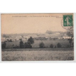 SAINT OUEN LES PARAY : vue panoramique du haut de St Ouen - très bon état