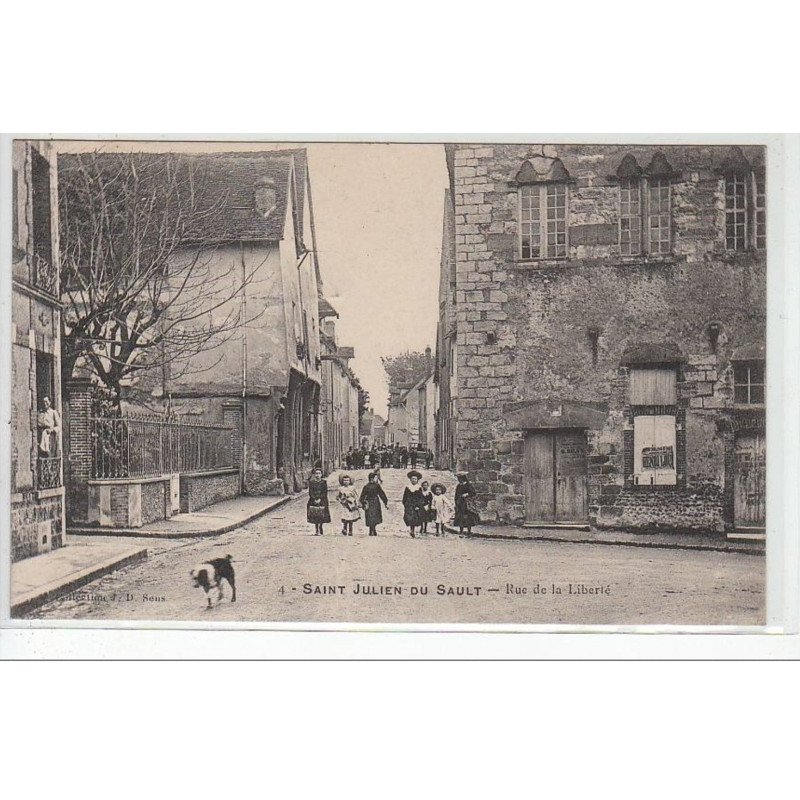 SAINT JULIEN DU SAULT : rue de la Liberté - très bon état