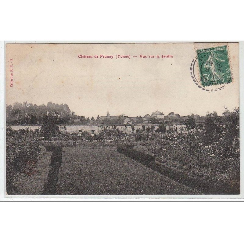 Château de Prunoy : vue sur le jardin - très bon état