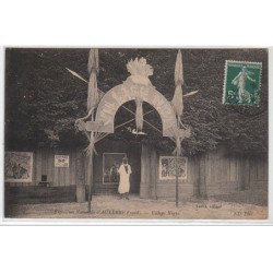 AUXERRE : exposition nationale d'Auxerre (1908) - village nègre - très bon état