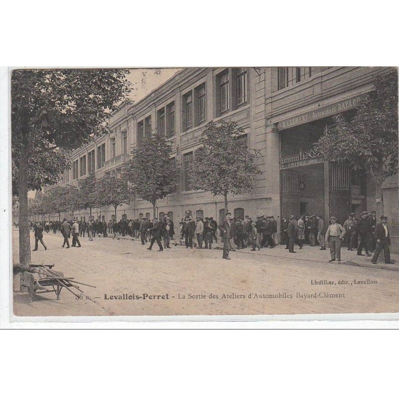 LEVALLOIS PERRET : la sortie des ateliers d'automobiles Bayart Clément - très bon état