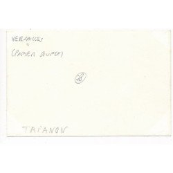 VERSAILLES : "photo environ 1950 format et papier CPA" tramway 27 clagne gare rive droite reservoirs - tres bon etat