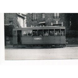 VERSAILLES : "photo environ 1950 format et papier CPA" tramway rufisquin excel, personnages - tres bon etat
