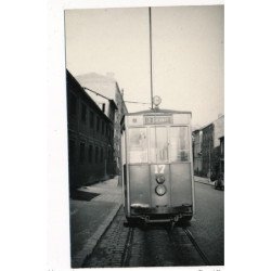 VERSAILLES : "photo environ 1950 format et papier CPA" tramway 17 le chesnay - tres bon etat