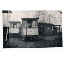 BLANC-MISSERON : "photo environ 1950 format et papier CPA" tramway 10,14 - tres bon etat