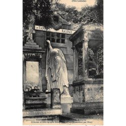 PARIS : tombeaux historiques pere-lachaise famille Raspail - tres bon etat