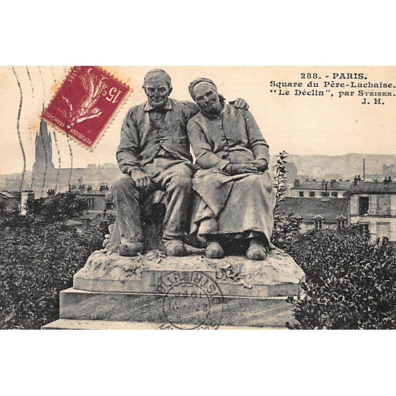 PARIS : tombeaux historiques pere-lachaise le déclin - tres bon etat