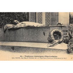 PARIS : tombeaux historiques pere-lachaise Faure Felix - tres bon etat