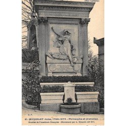 PARIS : tombeaux historiques pere-lachaise Jules Michelet - tres bon etat