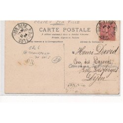 CESSEY-sur-TILLE : transport du bois, attelages chevaux - tres bon etat