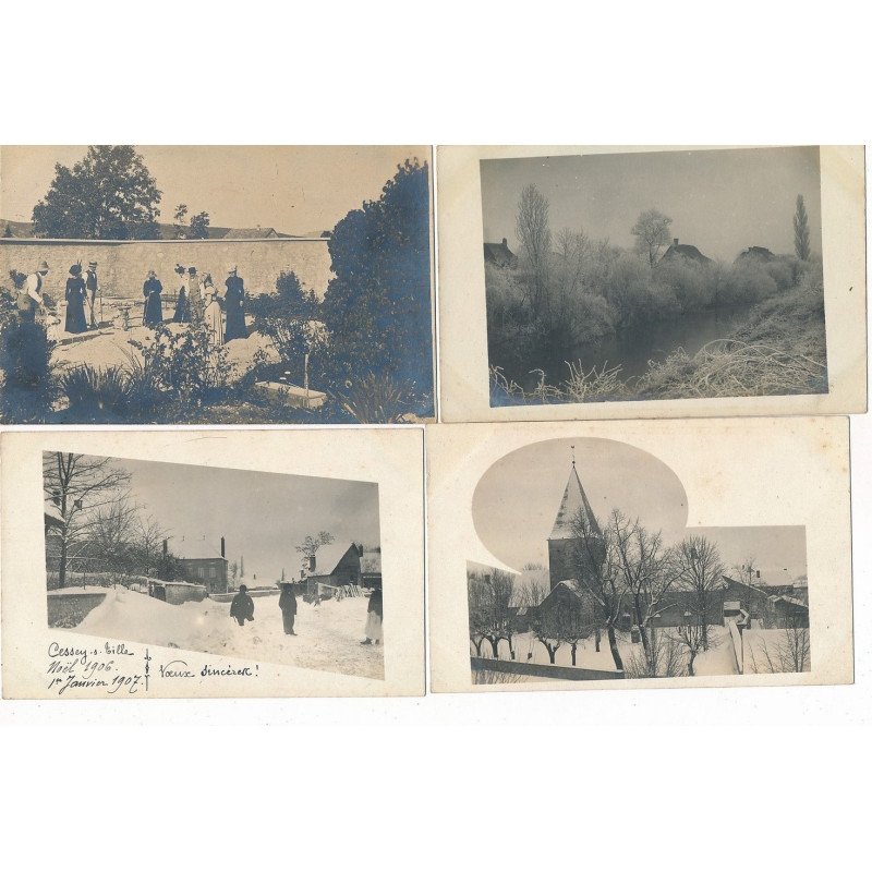 CESSAY SUR TILLE : jeu croquet (8cpa) - tres bon etat