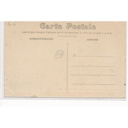 VENDOME : 1decembre1910 eboulement de montagne rue de la greve equipe du génie préparant les explosifs - tres bon etat