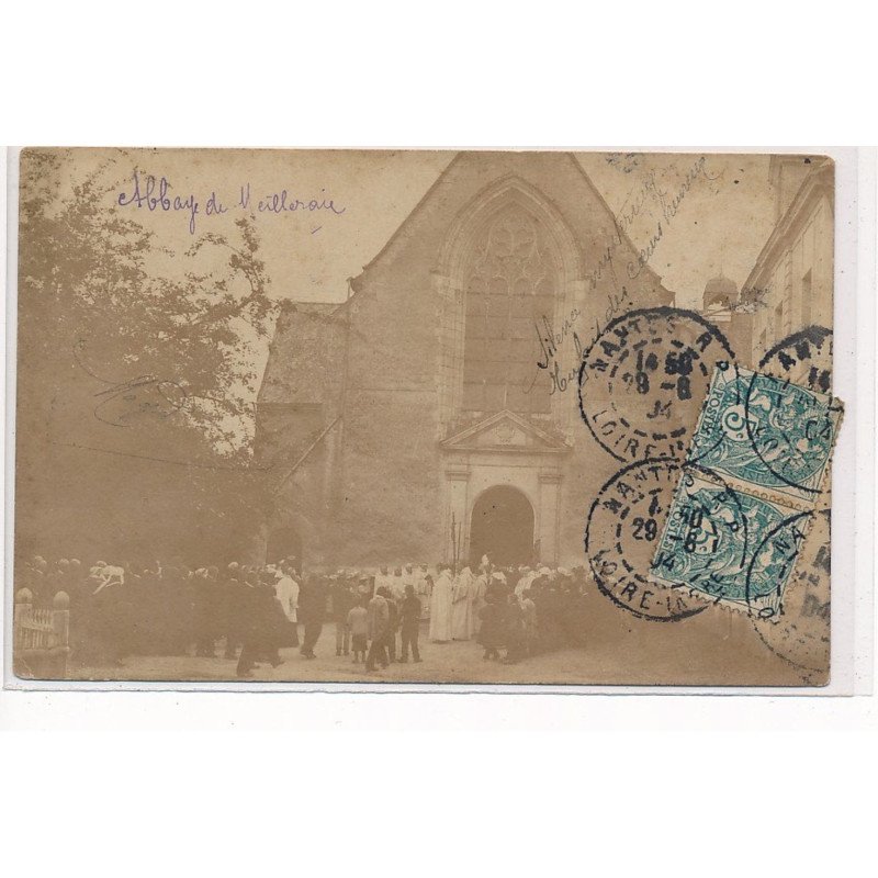 MEILLERAI DE BRETAGNE : sortie de l'abbaye - tres bon etat