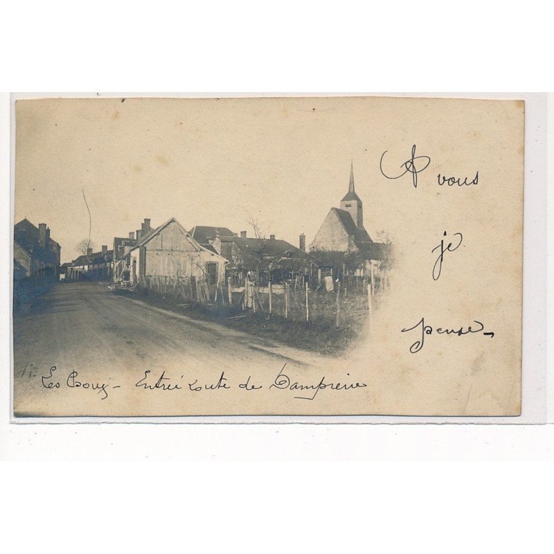 LES CHOUX-DAMPIERRE : entrée du village - tres bon etat