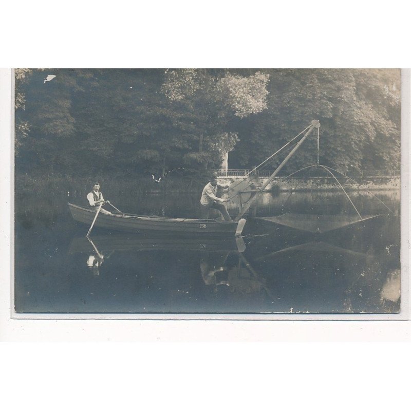 OLIVET : peche au carrelet a treuil (texte) - tres bon etat