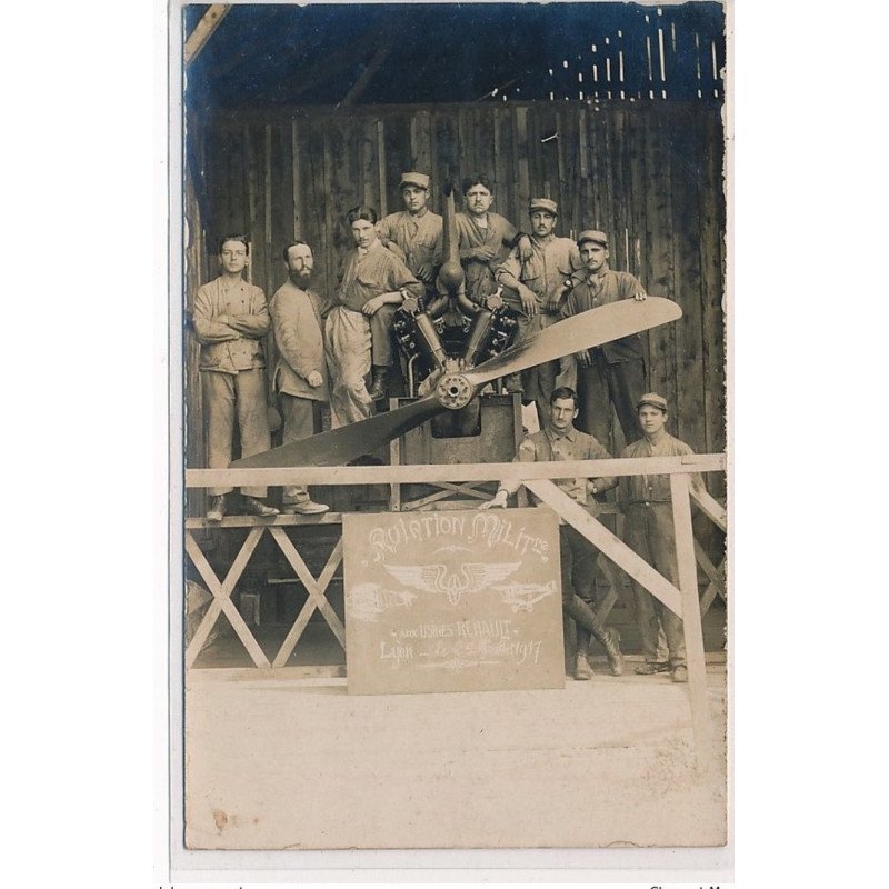 LYON : usine renault, aviation militaire - tres bon etat