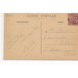 SAVOIE : massif des bauges, societe automobile des bauges, autobus au départ - tres bon etat