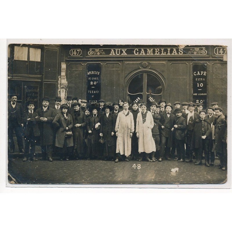 PARIS : café "au camelias" - etat
