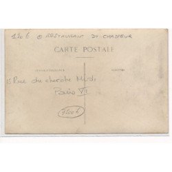 PARIS : restaurant du chasseur, 45 rue du cherche midi - tres bon etat