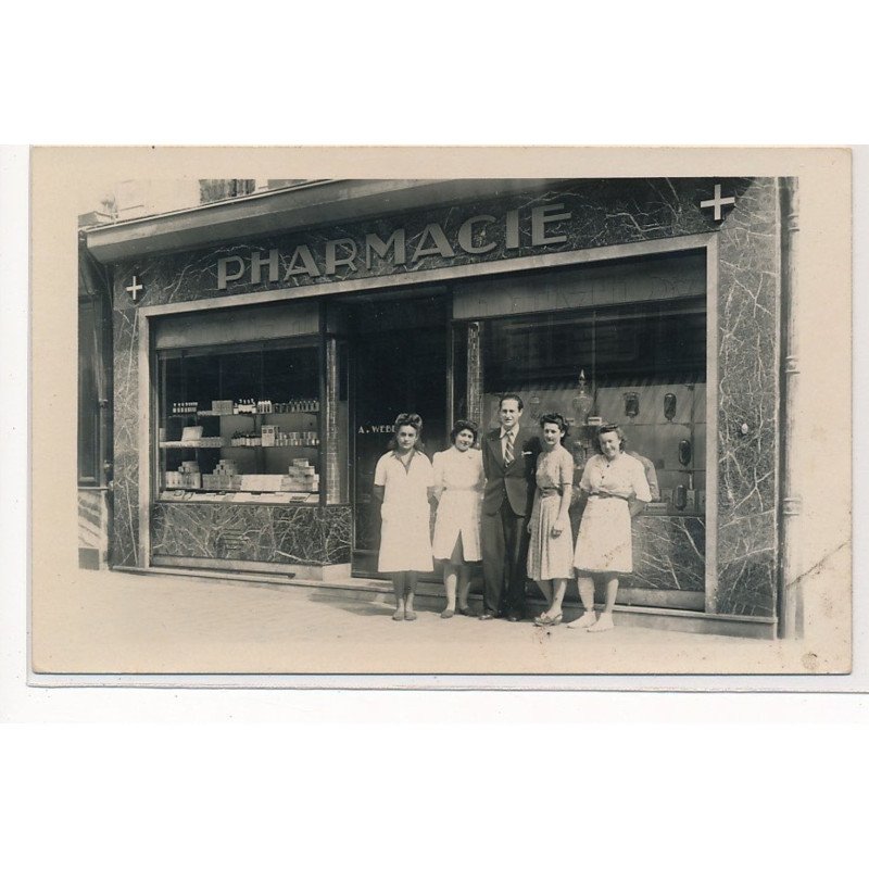 PARIS : pharmacie weber, 8 rue des capucines - tres bon etat