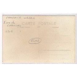 PARIS : pharmacie weber, 8 rue des capucines - tres bon etat