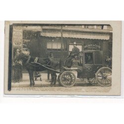 PARIS : taxi (fiacre), attelage - tres bon etat
