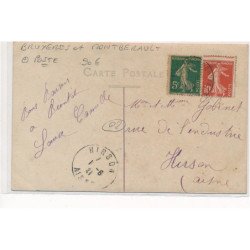 AISNE : bruyeres et montberault, poste - tres bon etat