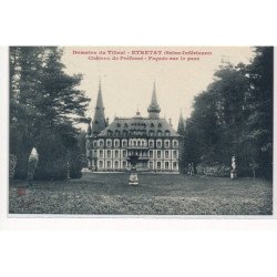 ETRETAT : domaine du tilleul, chateau de préfossé, facade sur le parc - très bon état